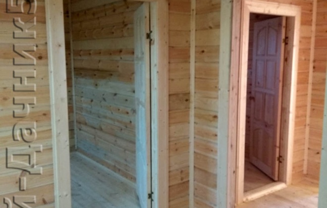 4 Брусовой дом ОД-11, 9×9, 81 м², Новгородская область,  Валдайский район, Деревня Ивантеево (1)